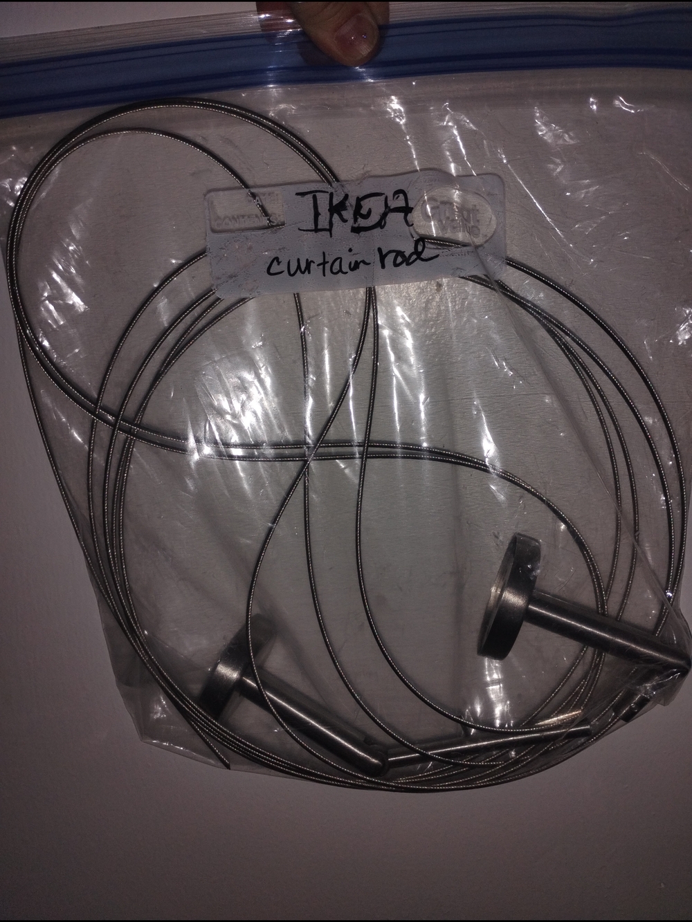 New IKEA Stainless Steel Curtain Or Indoor Clothesline